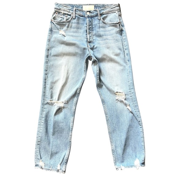 Mother Superior The Tomcat The Confession Distressed Button Fly Straight Jean 30 - Picture 3 of 16